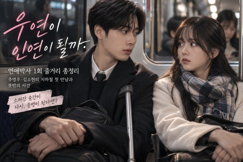 연애박사 1회 줄거리 총정리｜추영우·김소현의 지하철 첫 만남과 뜻밖의 사건