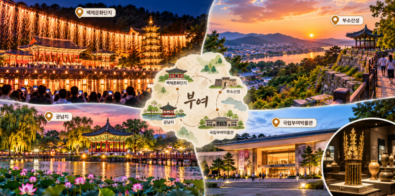 충남 부여 숙소 추천 백제문화단지 근처 가족여행 숙소 4곳