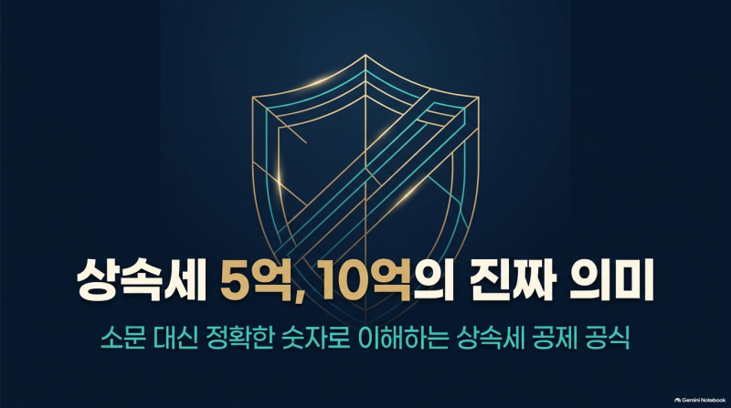 상속세 면제한도 자녀만 있으면 5억, 배우자 있으면 10억인 이유는?