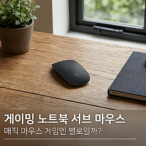 게이밍 노트북 서브 마우스 추천 | 애플 매직 마우스 블랙 충전 포트와 무게 단점 총정리