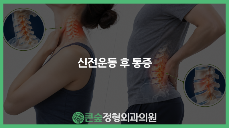 목·허리를 뒤로 젖힌 뒤 더 아픈 이유, 경추·요추 신전 운동 후 통증, 계속 운동해도 될까요?....
