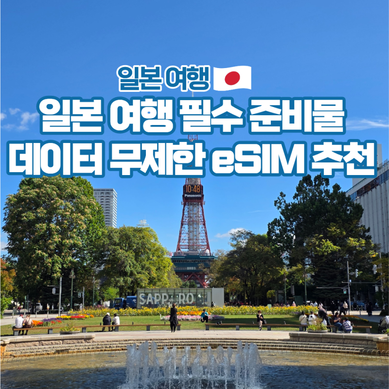 일본 이심 추천 eSIM 사용법 링심 데이터 무제한 후기