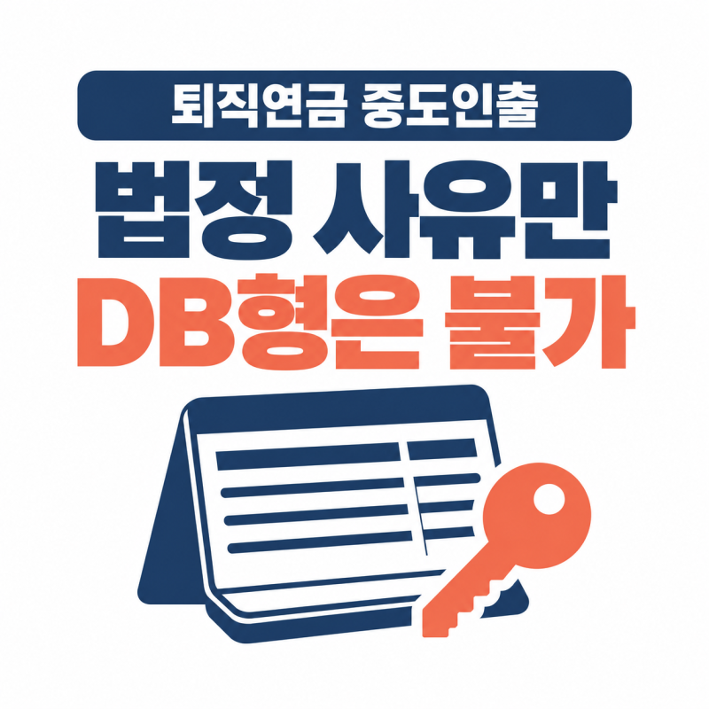 퇴직연금 중도인출 사유, 주택구입·전세는 되는데 결혼자금은 안 되는 이유