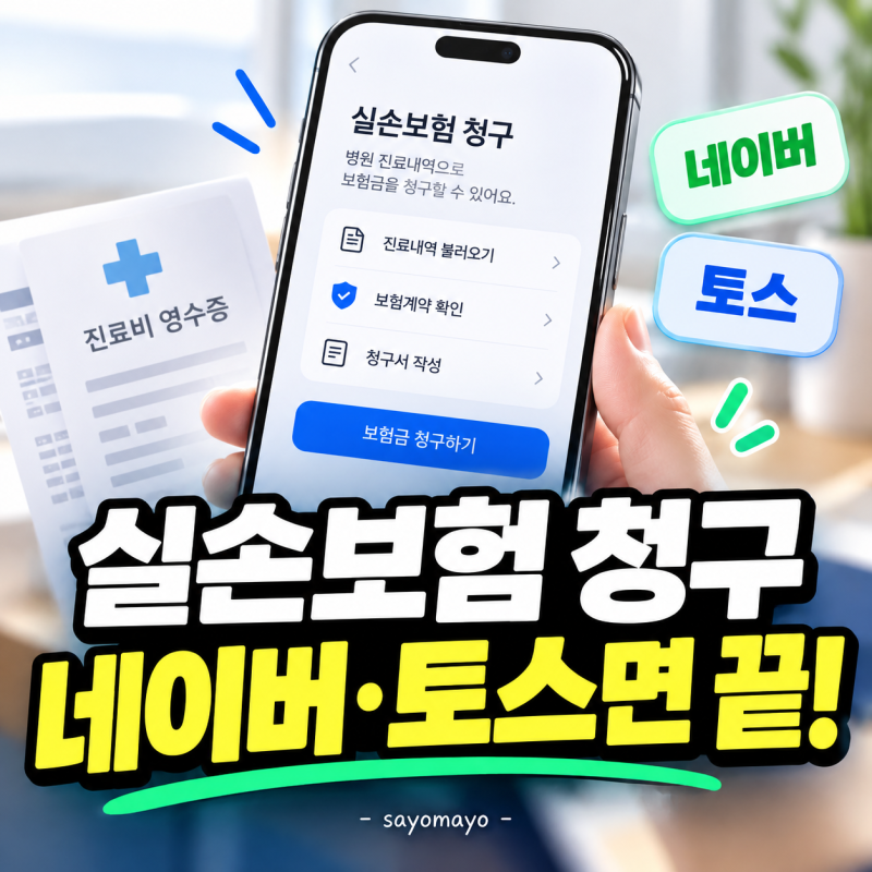 실손24 실손보험 청구방법, 네이버·토스에서 바로 청구하는 법