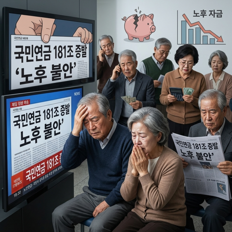 국민연금 181조 증발? 그 진실은 과연 무엇인지 전격해부!