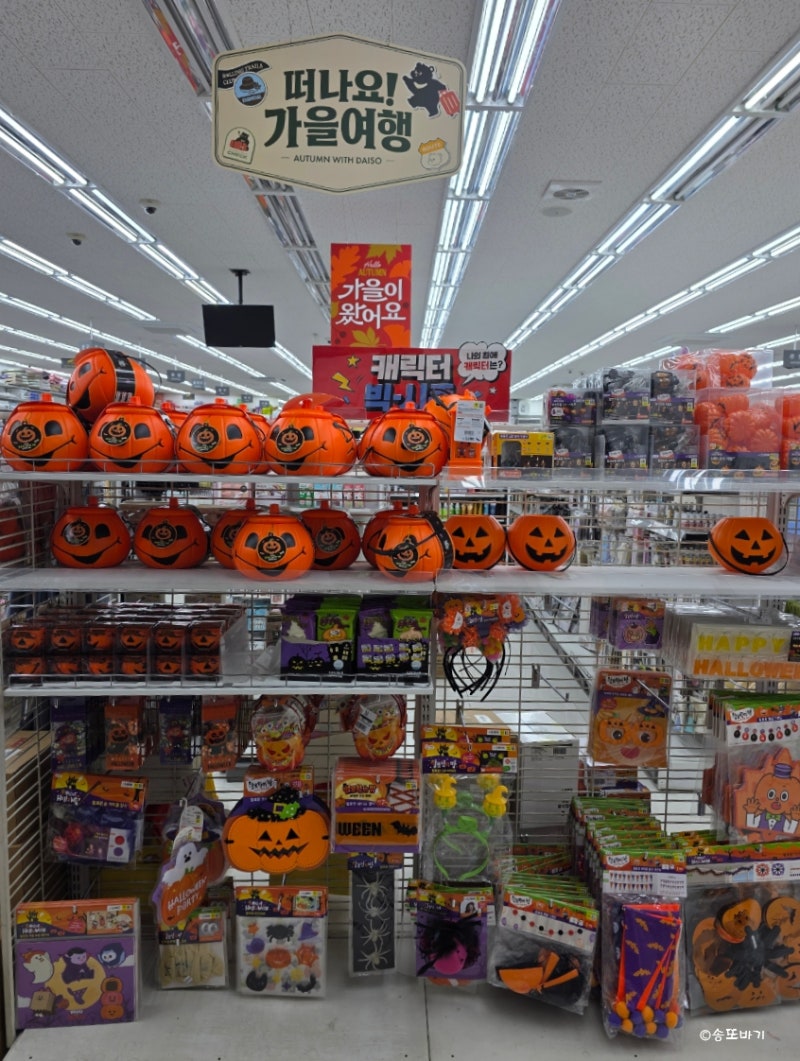 할로윈 준비 다이소엔 다있네! 장식, 소품, 간식까지