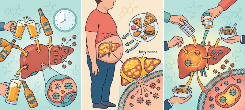 간수치 검사, AST·ALT는 정상인데 감마지티피(γ-GTP)만 높은 이유는? 급성간염 이후 감마지티피....