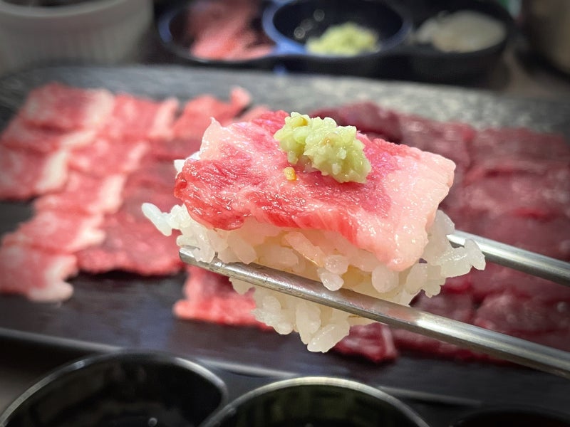 대구 방천시장 맛집 뭉티기+차돌사시미 반반 세트 먹고 온 후기