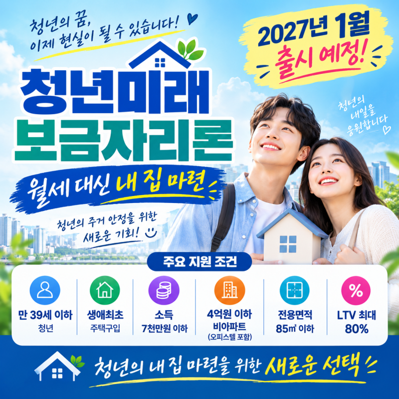 청년미래보금자리론으로 오피스텔 분양받기