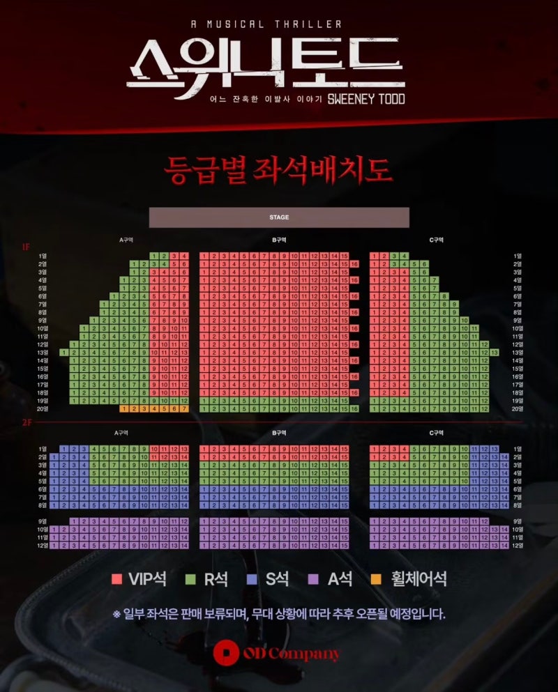 뮤지컬 스위니토드 2026 캐스팅 총정리｜조승우·전미도 귀환, 공연기간, 티켓 오픈