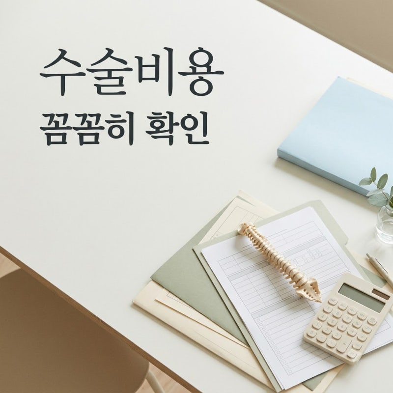 허리디스크 수술비용 150만~1000만원, 방식별 총정리
