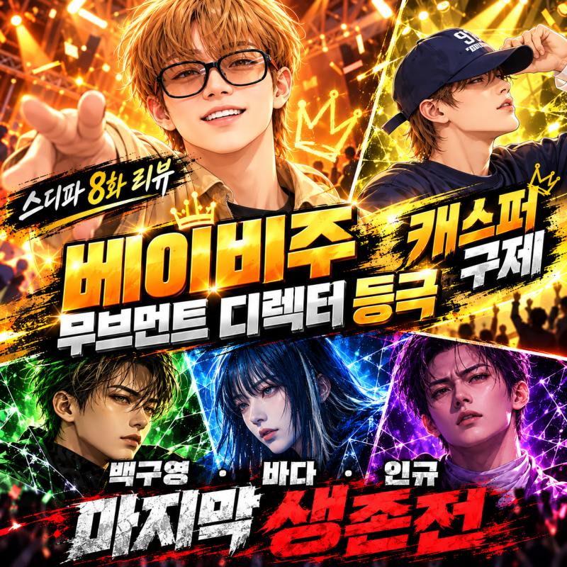 스디파 8화 리뷰｜베이비주 무브먼트 디렉터 등극→캐스퍼 구제, 백구영·바다·인규 마지막 ....