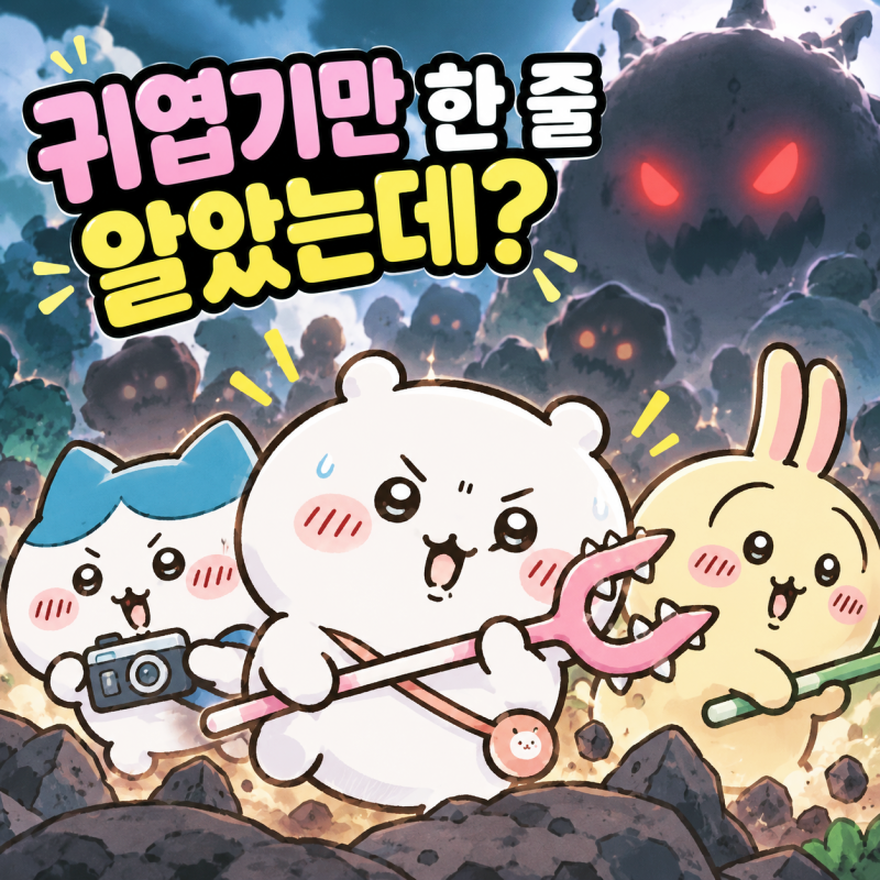 먼작귀 뜻, 이렇게 귀여운데 괴물 토벌까지 한다고?