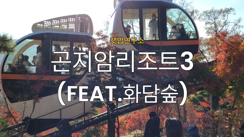 화담숲 5번째 방문, 화담숲 모노레일 탈이유와 안탈이유