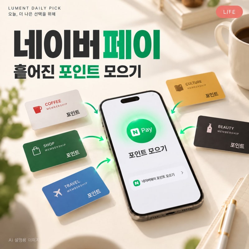 네이버페이 포인트 전환｜흩어진 카드·멤버십 포인트 모으는 법