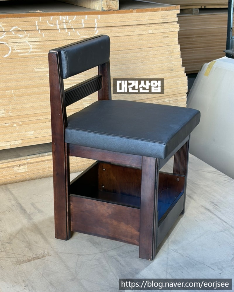 [인천 남동공단] 업소용 수납형 식당의자 맞춤제작 공장·전시장 방문 (대건산업)