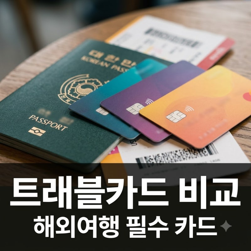 트래블카드 추천 비교 환전 수수료 아끼는 해외여행 카드 총정리