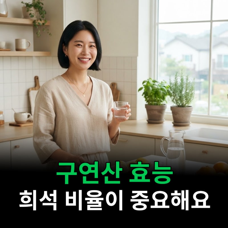 구연산 효능 희석 비율이 중요하더라고요