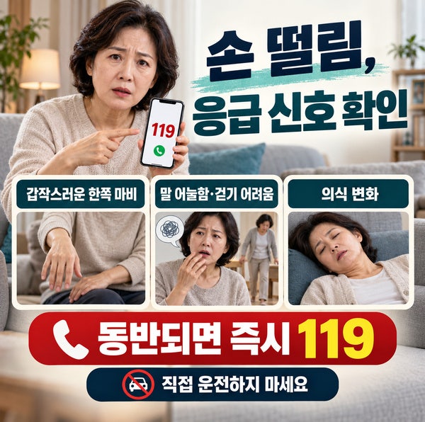 손 떨림 원인 몰랐는데! 수전증·파킨슨병 구분과 병원 가야 할 신호
