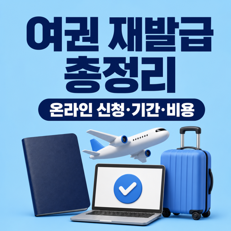 여권 재발급 방법, 기간 총정리, 온라인 신청·준비물·비용