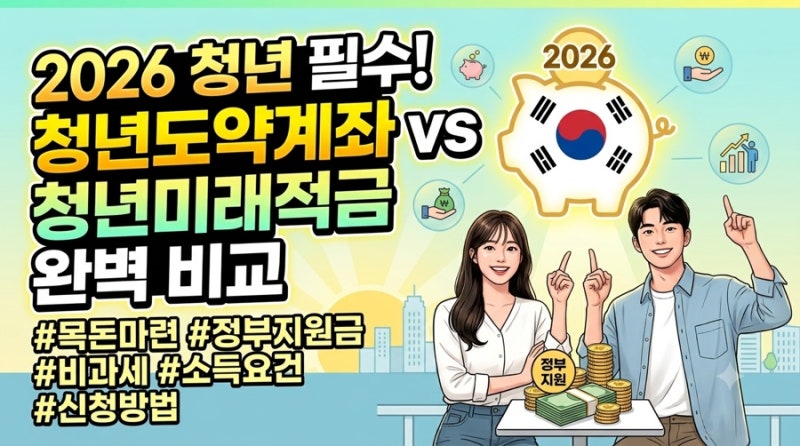 [2026 청년 정책] 청년도약계좌 소득요건 완화·폐지 논의 총정리! 신청 자격·헤택 완벽 가이....