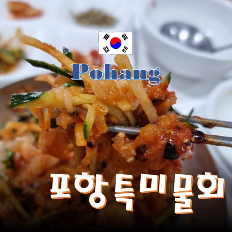 현지인 추천 포항물회 맛집 포항 전통적인 고추장 물회 전문점 포항특미물회