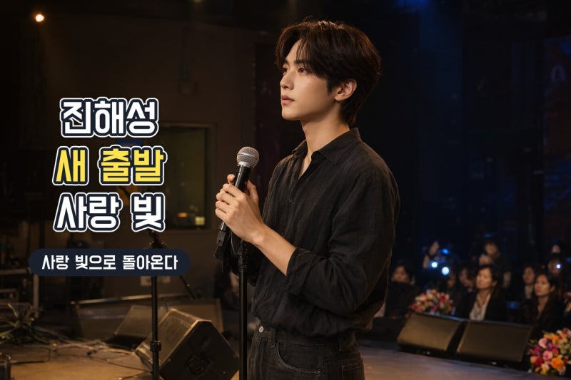 진해성 티엠이그룹 전속계약, 신곡 사랑 빛으로 여는 새로운 출발