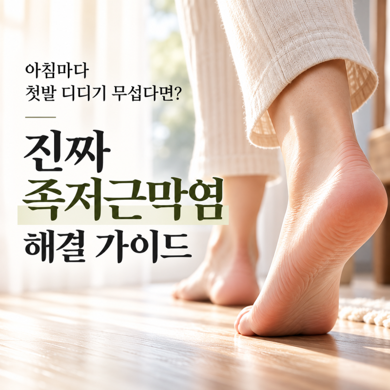 족저근막염 운동화 추천, 실패 없는 신발고르는 법 (feat. 족부전문의)