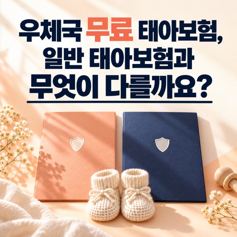 우체국 무료 태아보험, 일반 태아보험과 무엇이 다를까요?