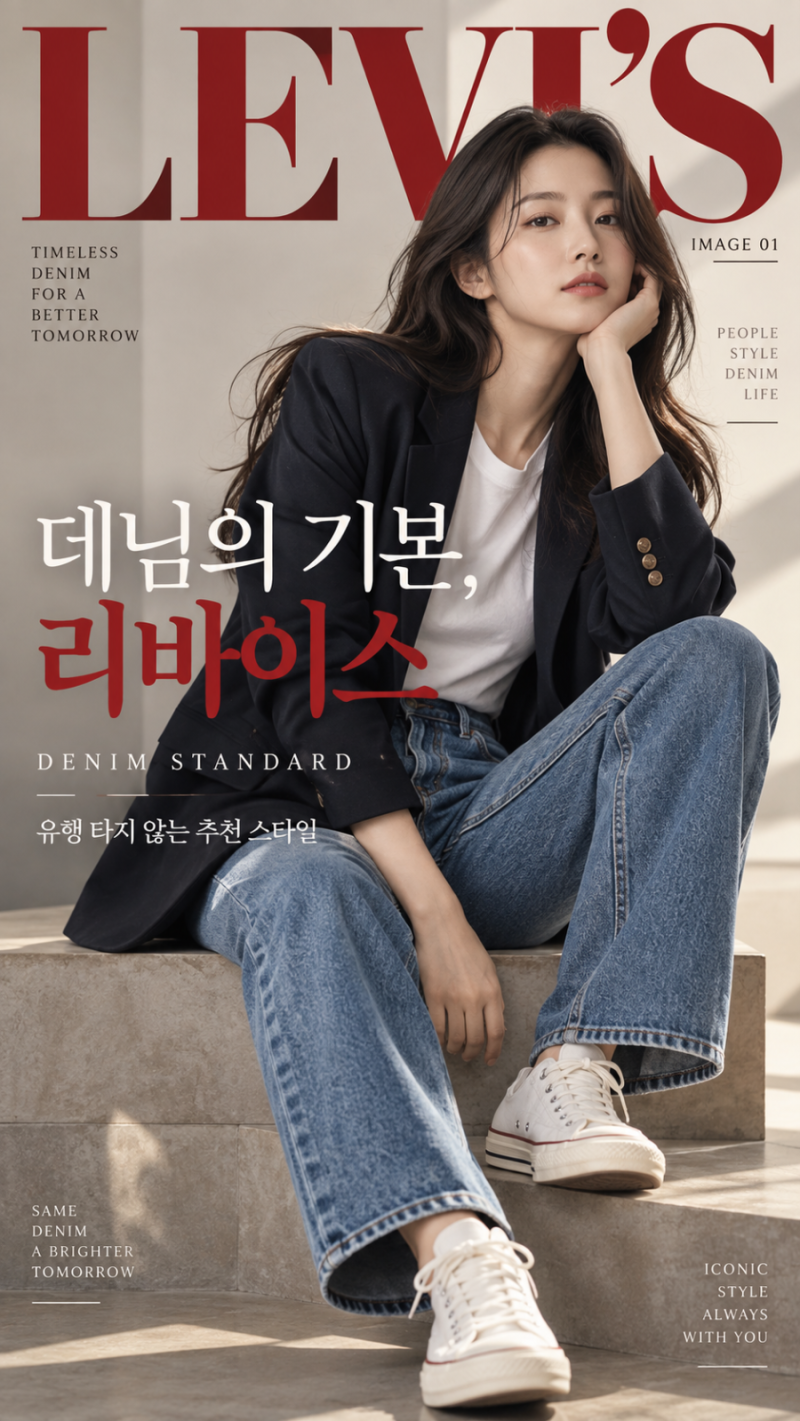 데님의 기본, 리바이스는 어떤 브랜드일까? 유행 타지 않는 리바이스 추천 스타일