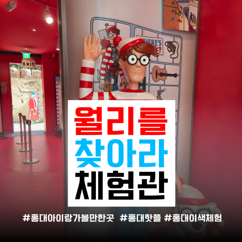 월리를찾아라 체험관 홍대본점 홍대아이랑가볼만한곳 실내 이색 체험 후기
