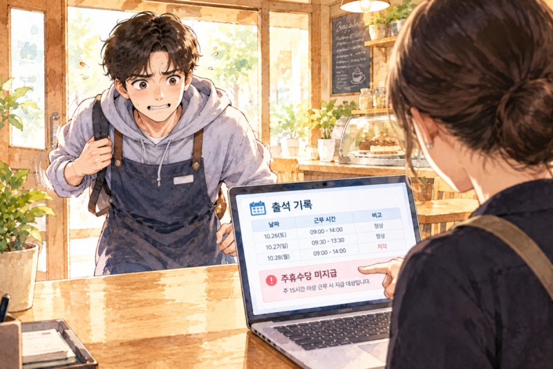 새로 시작한 알바 - 지각·결근하면 손해 보는 이유와 불가피한 지각·결근 대처 방법 (부당한....