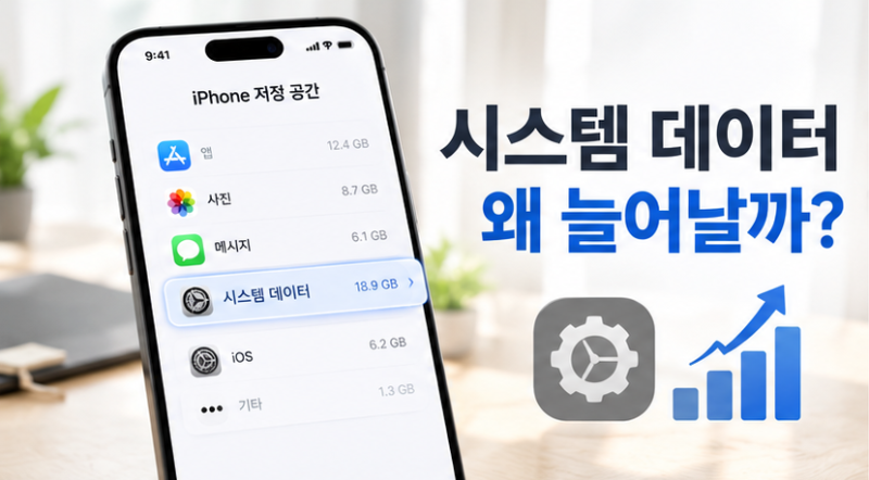 아이폰 시스템 데이터가 계속 늘어나는 이유, 저장공간을 잡아먹는 정체는?