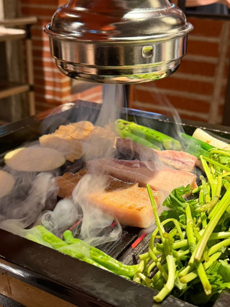 신논현역 청첩장모임 [기운] 논현역 구워주는 고기집 삼겹살맛집