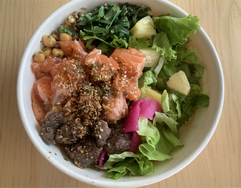 문정역 맛집 샐러드 올라포케 문정점 푸짐한 연어 포케 그릴새우 스테이크 토핑 문정 맛집 ....