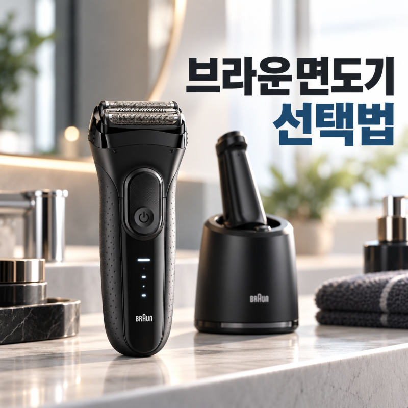 브라운면도기 시리즈 5·7·8·9 차이, 피부와 수염에 맞게 고르는 법