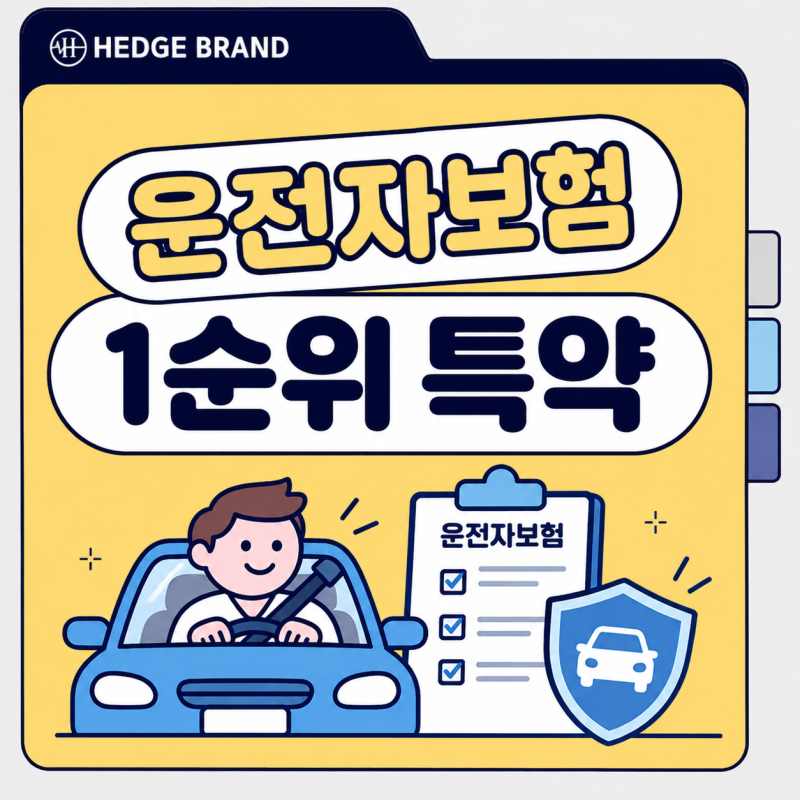 운전자보험 특약 우선순위, 교통사고처리지원금부터 확인해야하는 이유