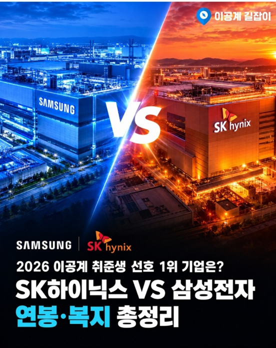 삼성전자 vs SK하이닉스 연봉·복지 비교