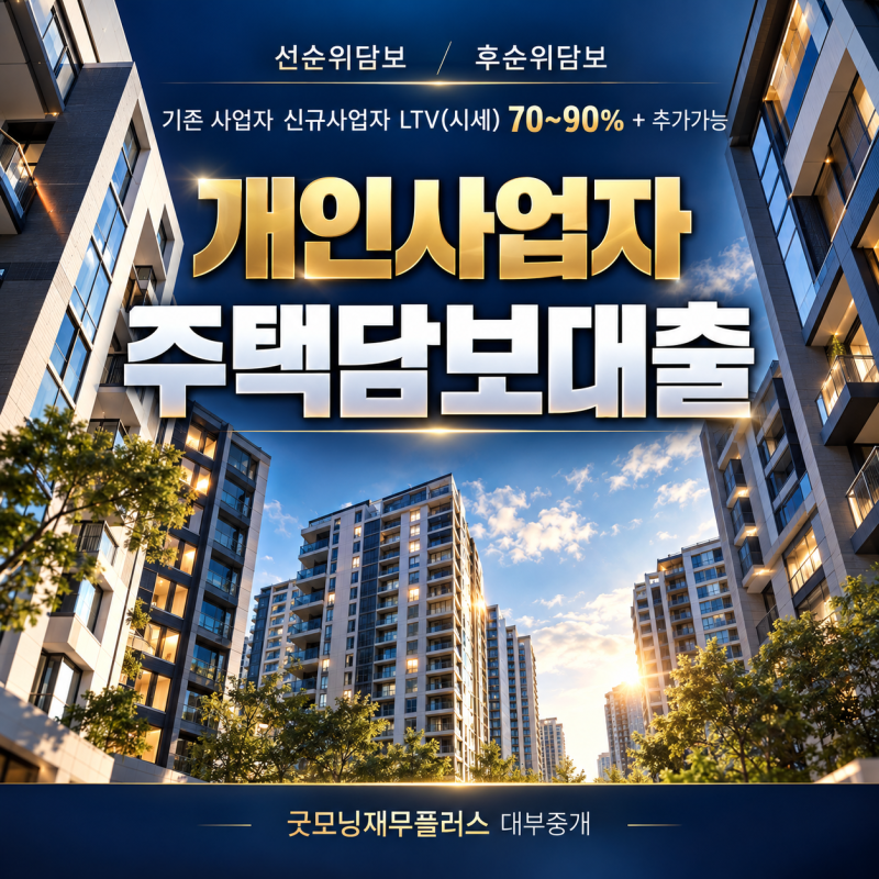 개인사업자 주택담보대출 한도 막힌 분들, 승인 사례로 확인해 보세요