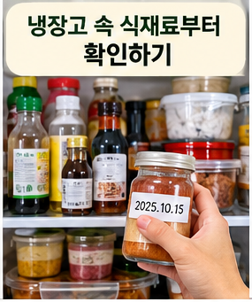 가을철 냉장고 정리법, 식재료를 신선하게 보관하는 방법