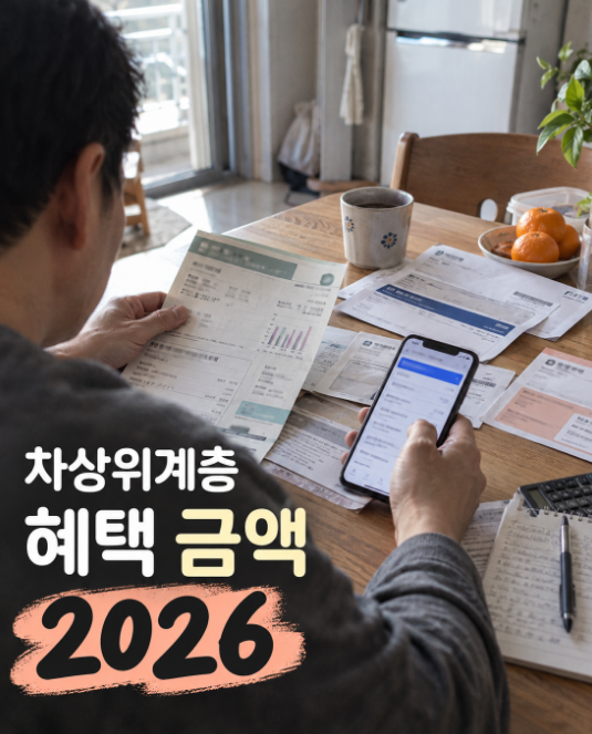 차상위계층 혜택 금액, 2026년엔 얼마나 받을까 (자격·신청 정리)