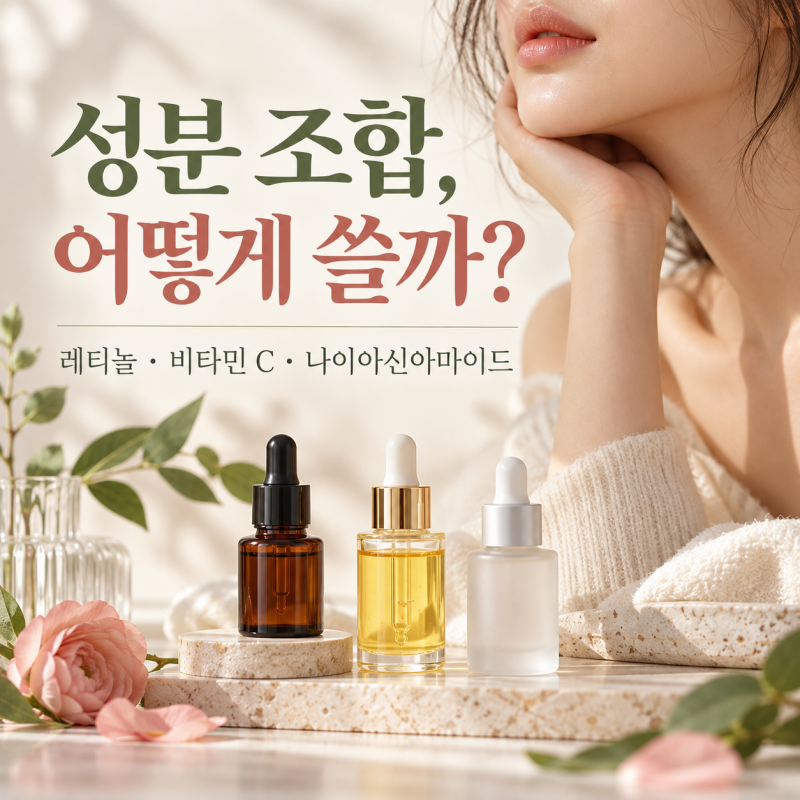 레티놀·비타민 C·나이아신아마이드｜같이 써도 되는 조합은?