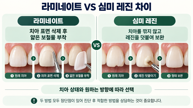 청주 무삭제 심미레진으로 앞니 벌어짐 해결