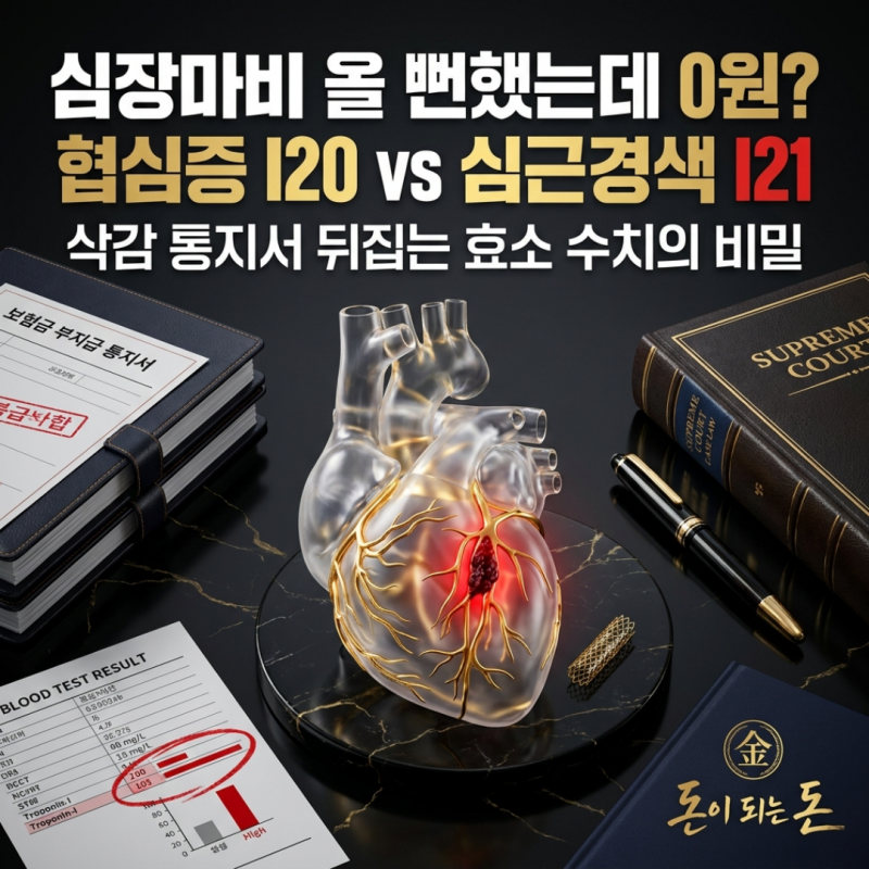 "심장마비 올 뻔했는데 협심증은 제외?" 급성심근경색 약관 뒤통수와 허혈성 대조 3가지