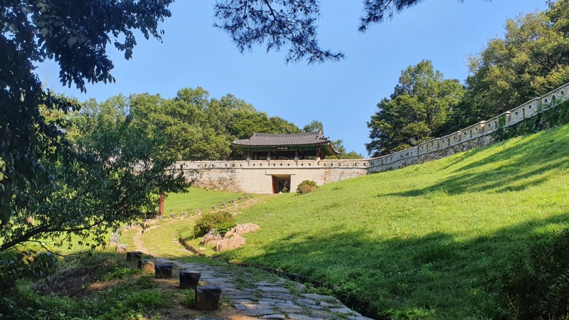 문경 고모산성 (진남교반) 주차 및 소요시간 정보, 아기랑 정상까지!