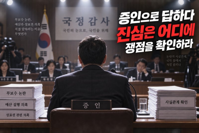 박진영 국감장 진심 소명, 증인 자처 이유와 확인할 쟁점