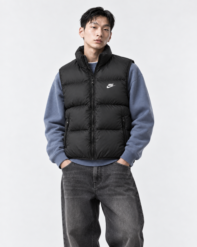 나이키 패딩조끼 IB2978-010 살까? 써마핏 보온성·루즈핏·사이즈 체크
