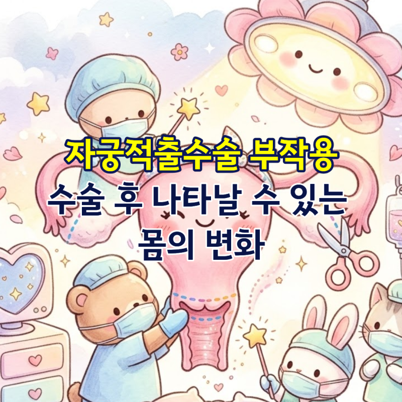 자궁적출수술 부작용 수술 후 나타날 수 있는 몸의 변화