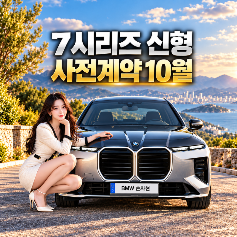 BMW 7시리즈 사전계약 10월 시작 예상! 빠르게 연락주세요 !