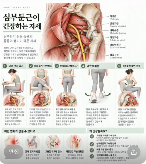 10년 동안 이상근증후군이라 했는데｜앉는 것조차 아팠던 엉덩이 통증의 진짜 원인은?